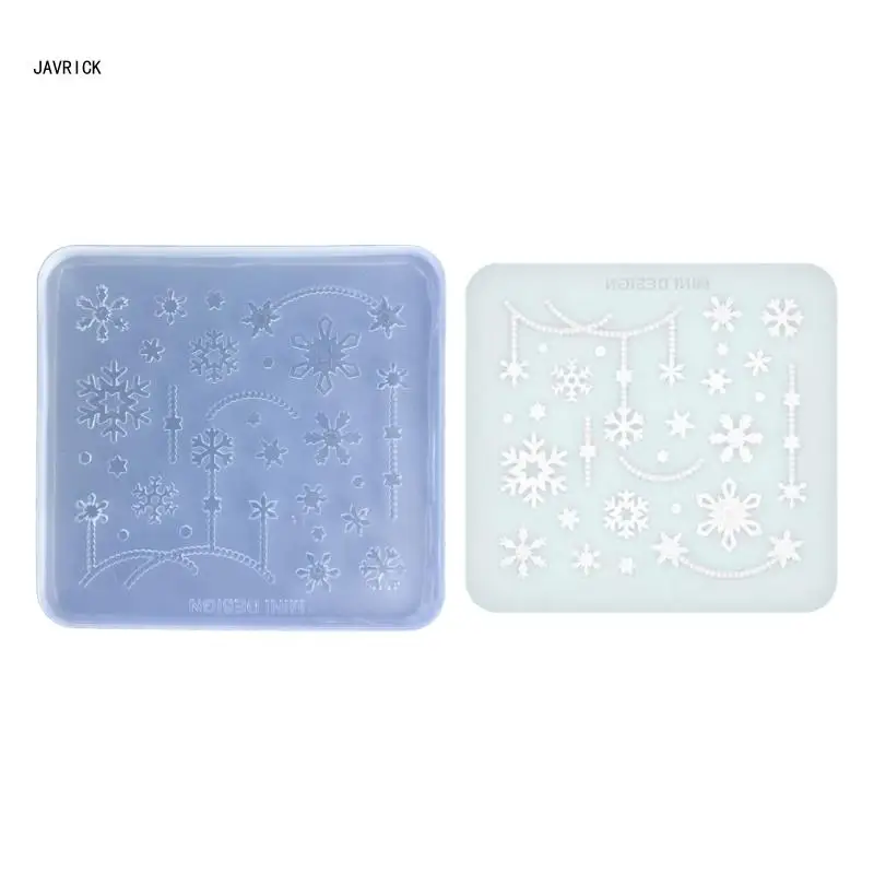 

Антипригарные силиконовые формы в форме снежинок. Идеальный подарок для любителей рукоделия D0LC.