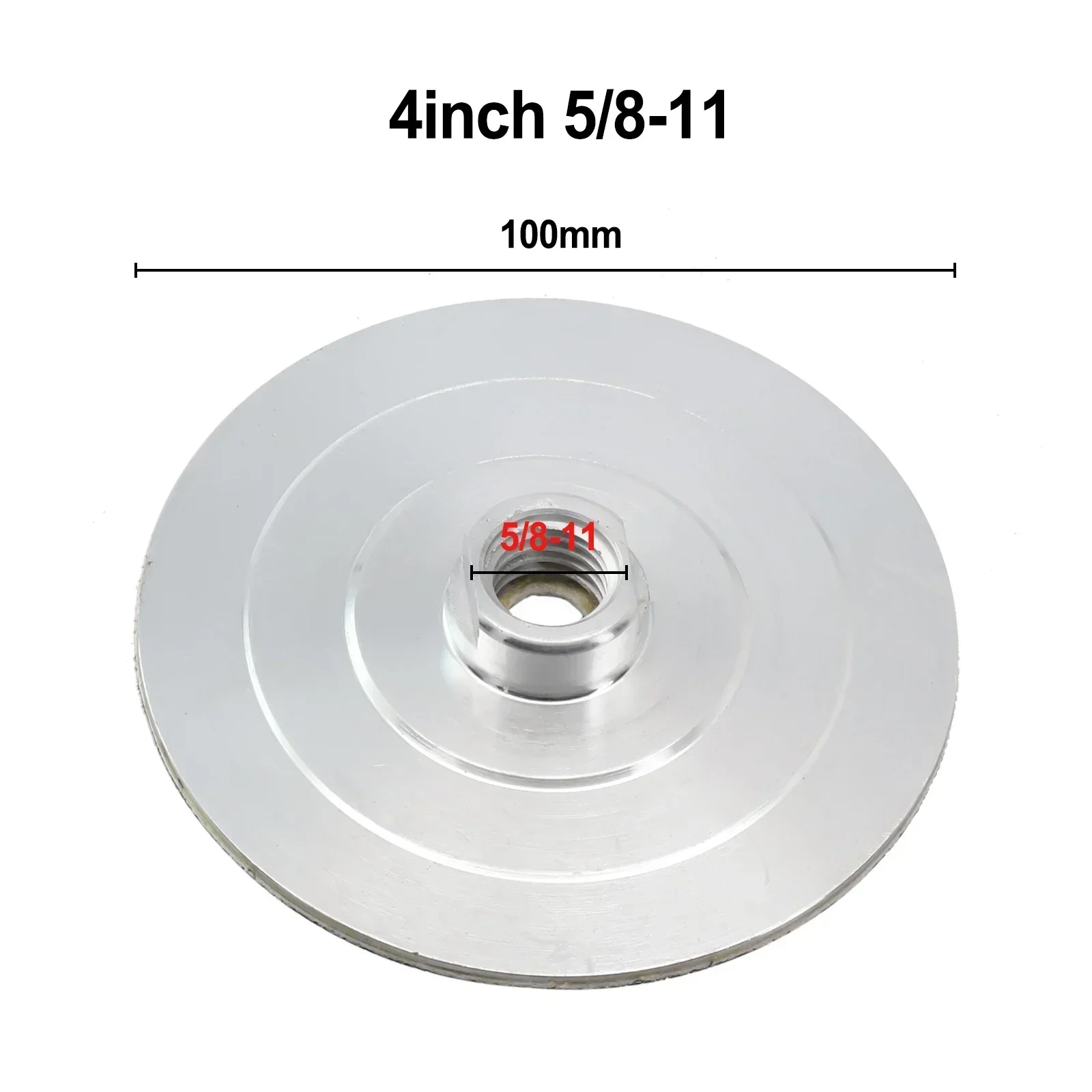 Diamond Polishing Pad 1Pc 3/4inch Backer Pad Aluminum Base Backing Holder M14 M10 M16 Thread Connector Rod For Polisher Tools