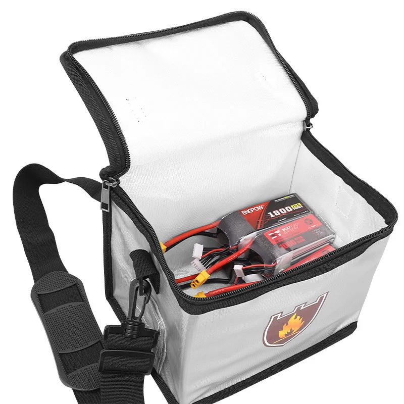 Sac Ignifuge pour Batterie Lipo - Protection Feu & Stockage Sécurisé