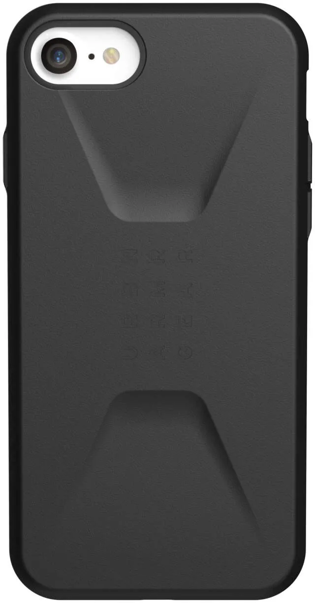 Чехол Urban Armor Gear (UAG) Civilian Series для iPhone SE 2020/8/7 цвет Черный | Мобильные телефоны и