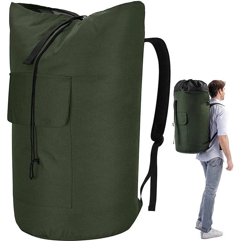 Laundry Bag Backpack, 115L Extra Large Travel Laundry Bags, Adjustable & Extendable, Laundry Hamper Bag For Laundromat, College 3