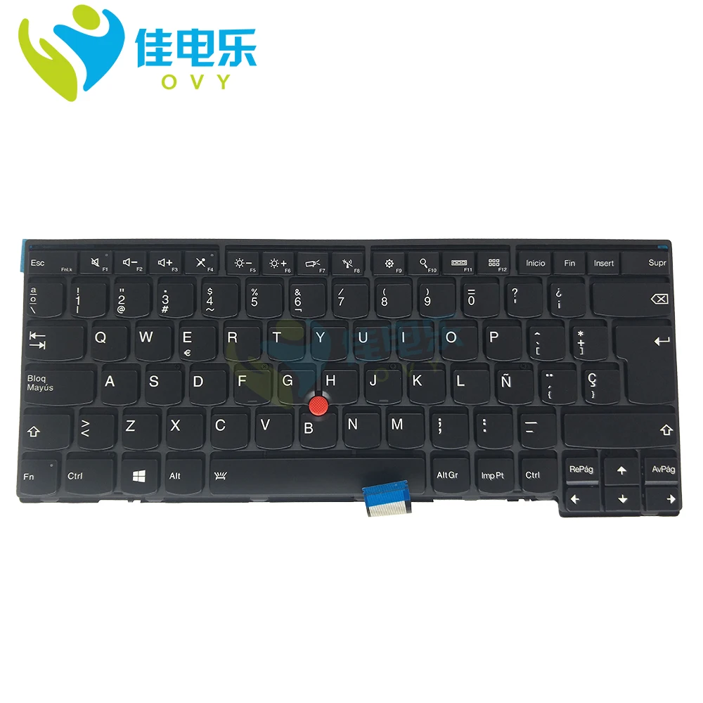 Teclado Portátil para Lenovo Thinkpad es Espanhol Retroiluminado T440 T450 T440p T440s T431 E431 L440 T460 L470 Sn20l01730 01ax320