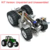 LESU 1/16 4X4 Metal Chassis Part Unpainted Kits for Toys AOUE-1050 RC Tractors Remote Control Car DIY Model with ESC Motor Servo 1