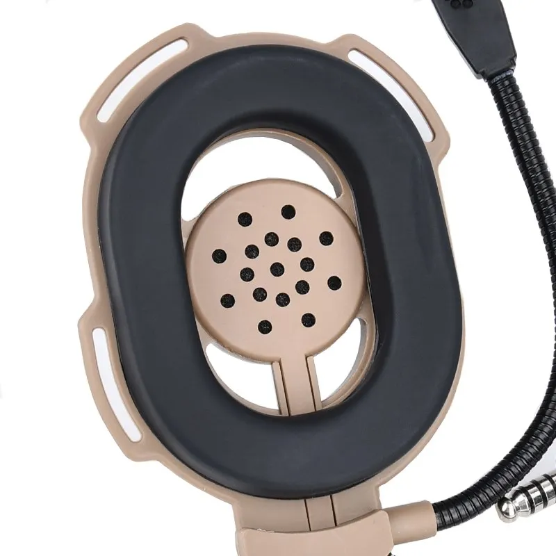 WADSN Hunting Communication Headset Airsoft Paintball Bowman Elite II Headset U94 PTT For Kenwood Baofeng UV-5R Radio Accessory