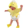 Girl Outfits Infant Boys Girls Cosplay Chicken Animal Costume Winter Fleece Hooded Romper Bodysuits Footwear Set Baby Size 2