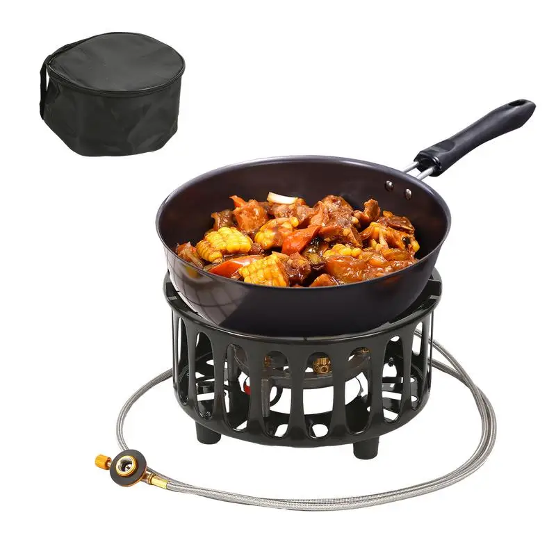 

stainless steel Camping Burner Portable Stove Serrated Pallet Stove And High Energy Efficiency Power Up To 16800W For BBQ Part