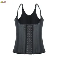 Women Latex Waist Trainer Women Binders Shapers Modeling Strap Corset Colombian Girdles Body Shapewear Faja Shape Sport Vest 4