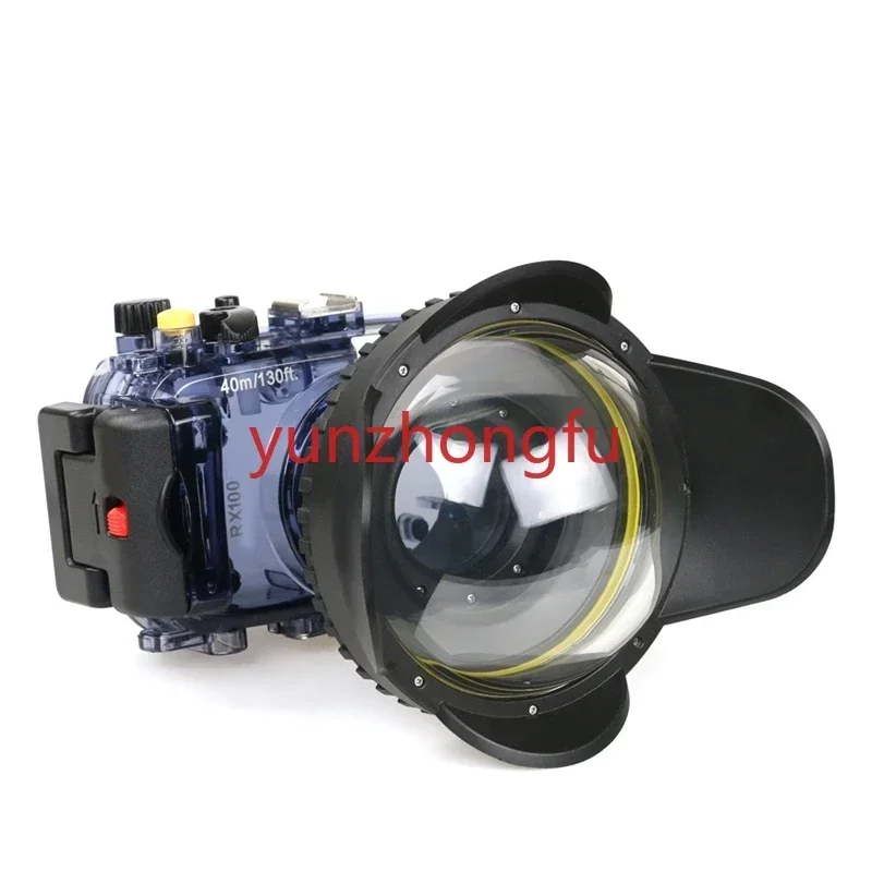 

wadah lensa kubah Case bagian Selam Bawah Air Untuk kamera SLR 67Mm portabel tahan air sudut lebar