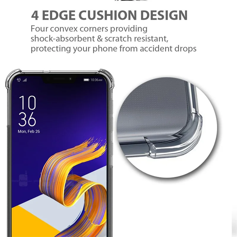 Air Cushion Shockproof Silicone Soft Back Cover - Airbag TPU Case