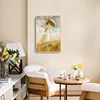 45*32cm Paper Jigsaw Puzzle 350 Pieces Woman with Parasol Monet Adult Stress Relief Children Educational Entertainment Christmas 5