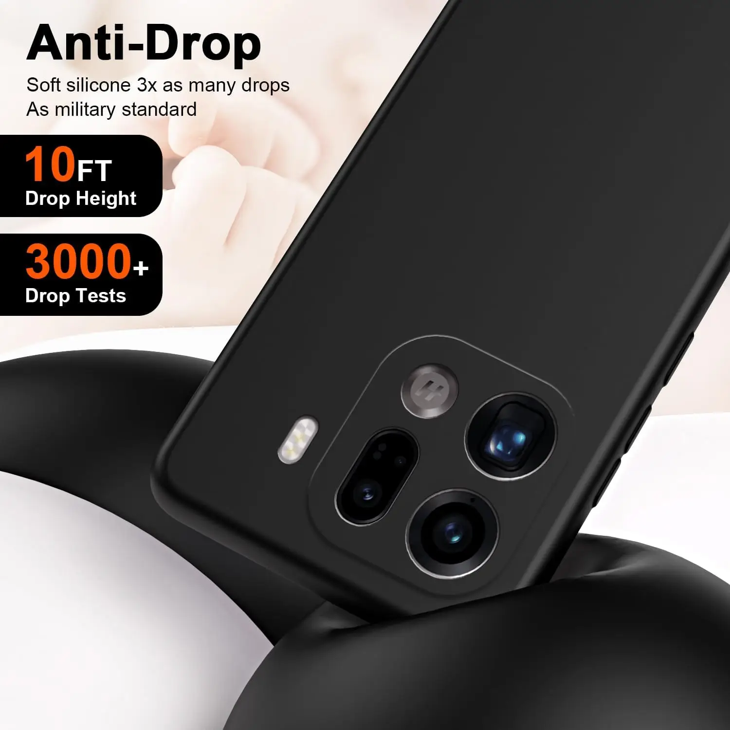 Enhanced Liquid Silicone Protective Case - Soft and Flexible TPU Cover