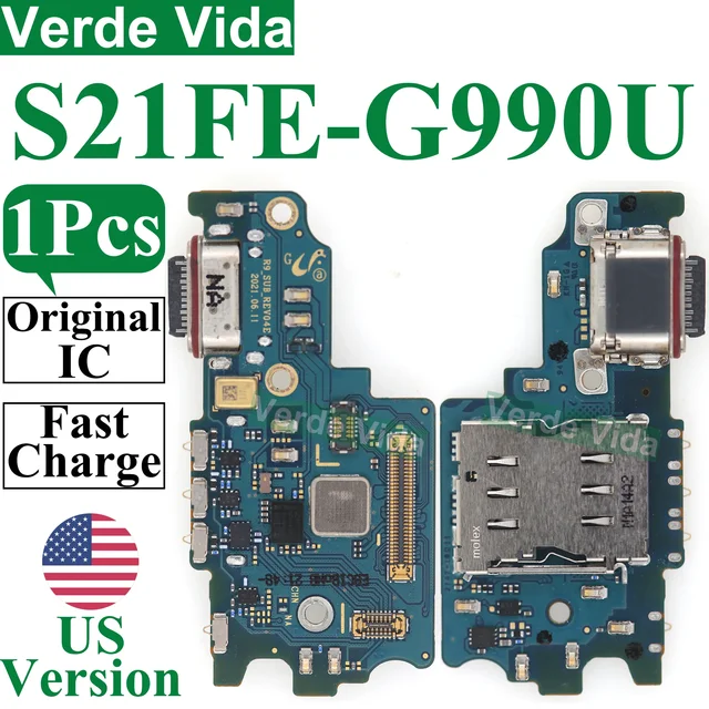 USB شحن ميناء مجلس النسخة الأمريكية حوض موصل الكابلات المرنة لسامسونج S928U S918U S908U S906U S23 S24 الترا S22 زائد S21 FE