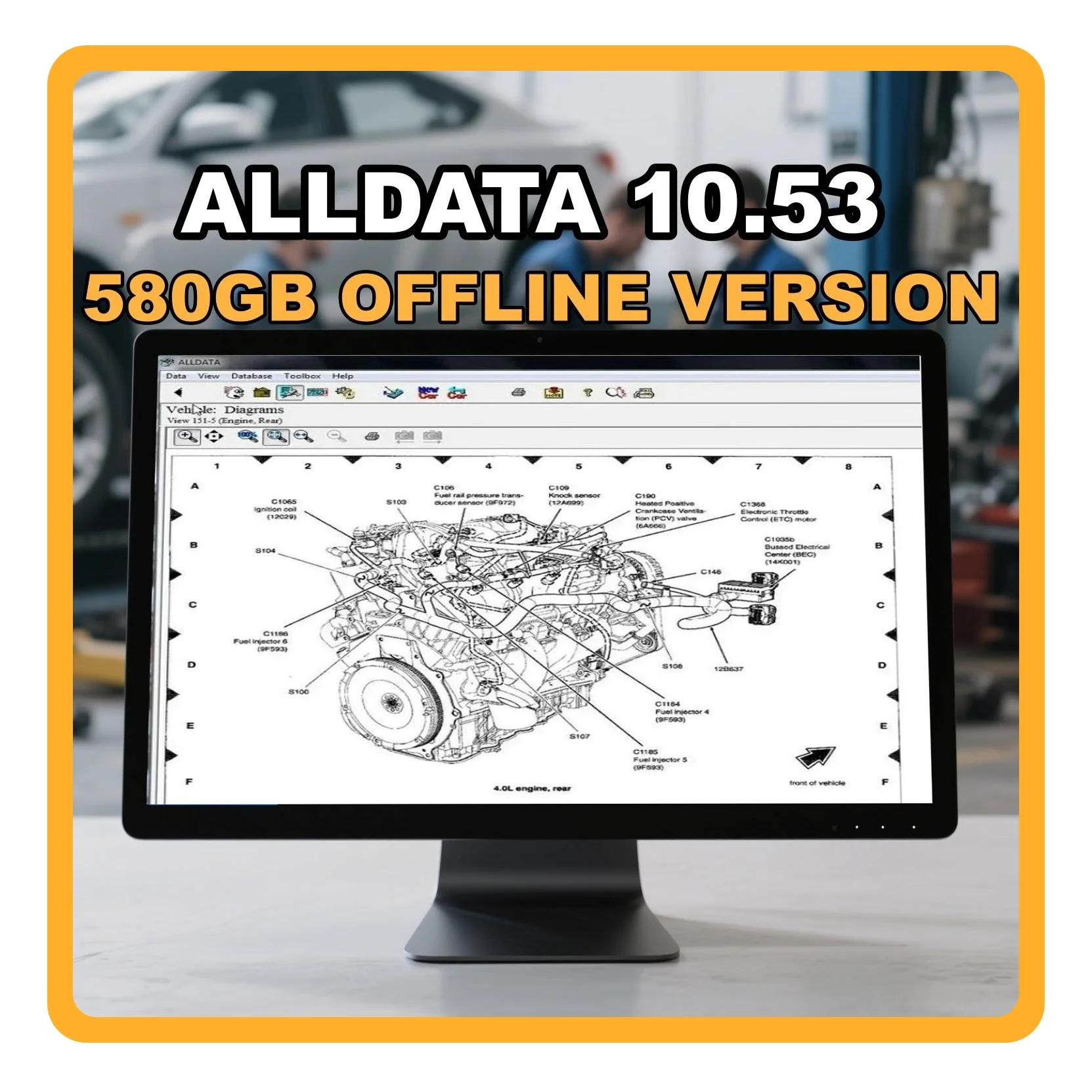 2025 Hot selling ALLDATA 10.53 Automotive Repair Software Car ...