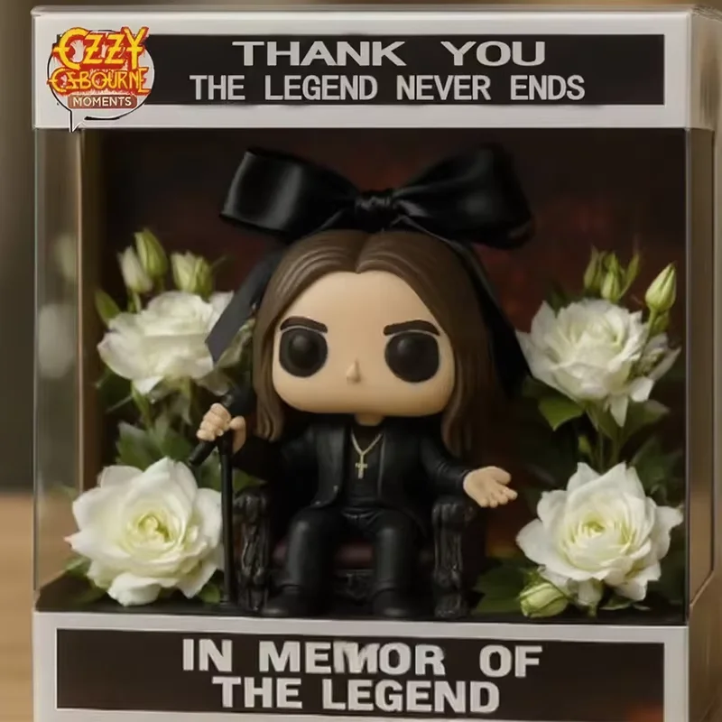 2025 For Ozzy Osbourne Figure Thank You Ozzy The Final Show Back To The Beginning Farewell Show 2025 Figurine Desk Decorations 4