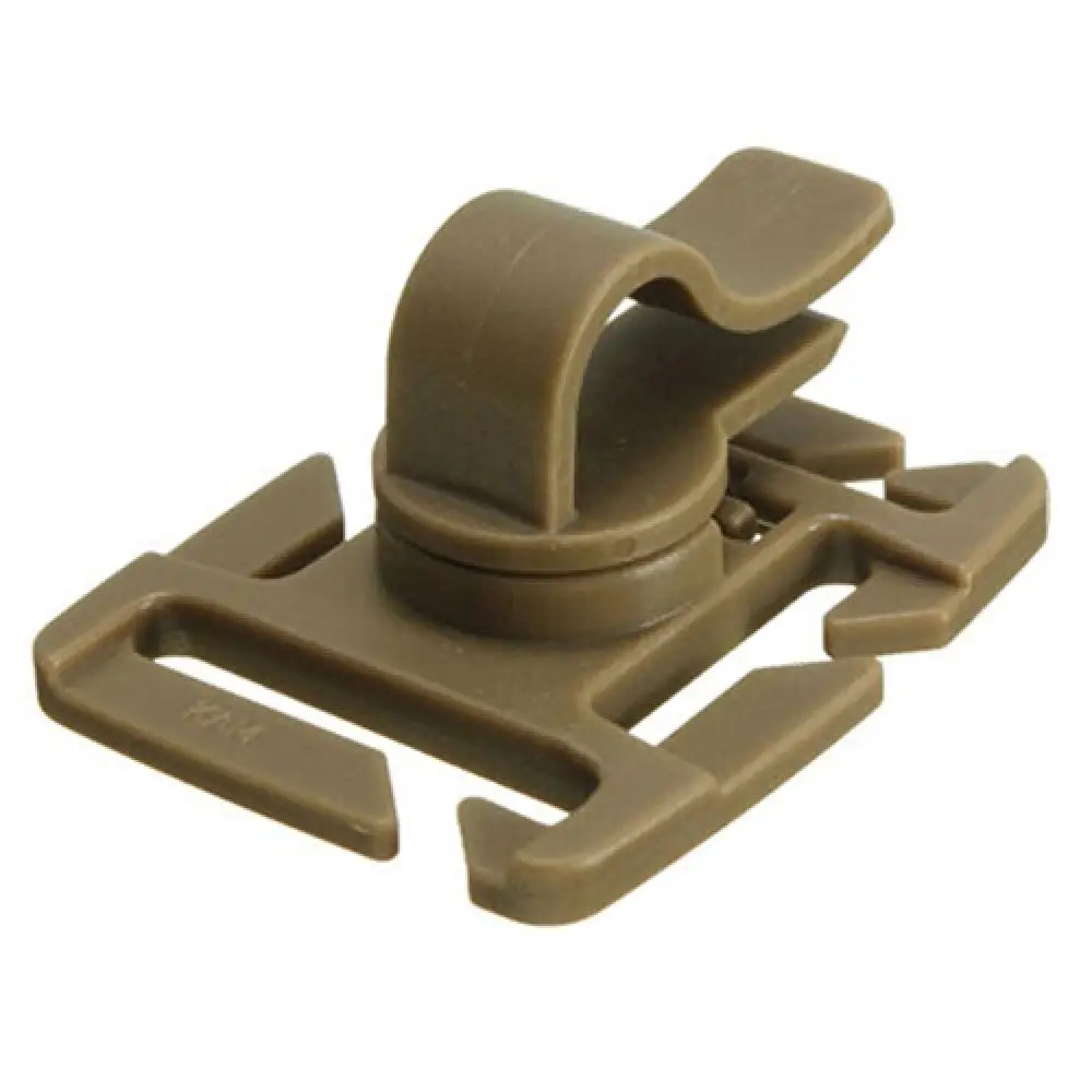 Rotatable Drinking Tube Clip Molle Hydration Bladder Drinking Straw Tube Trap Hose Webbing Clip for Water Pack Bag 2PCS drinking tube clip