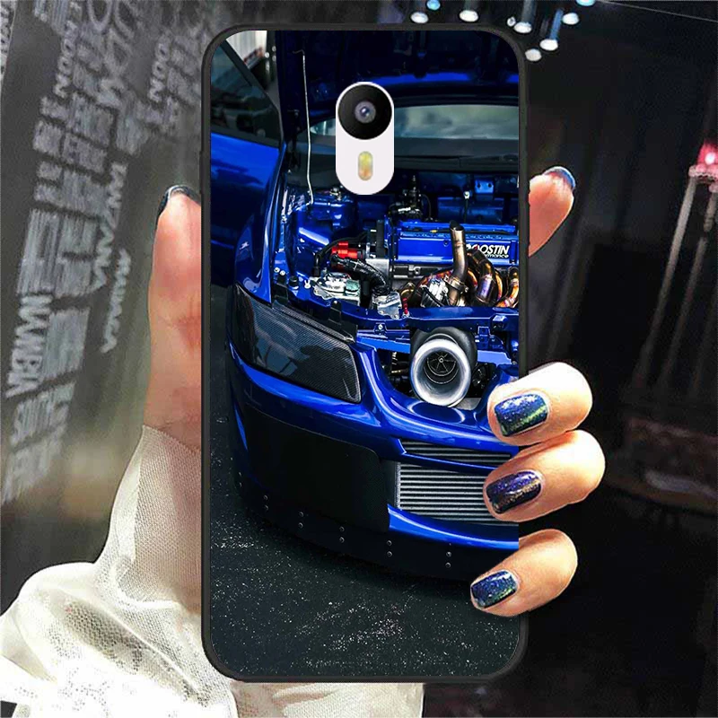 For Meizu M3 Cover Soft Silicone Bumper For MEIZU M 3 Meilan 3 Phone Back Case Covers Coque Fashion Cartoon JDM Sports Car Funda 