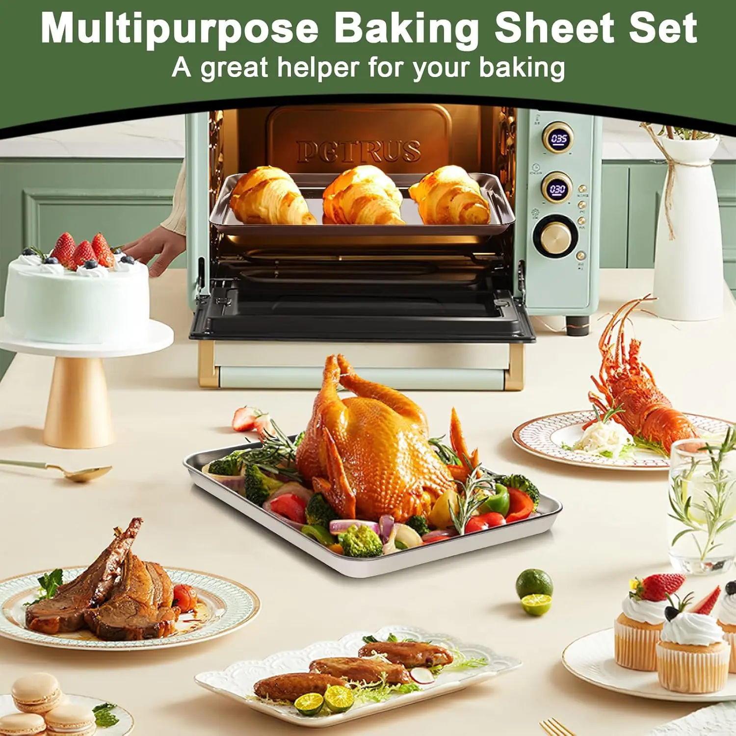 Stainless Steel Baking Set 6