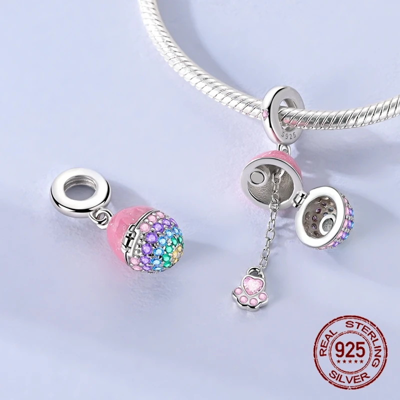 Sterling Openable Charm Bead 6