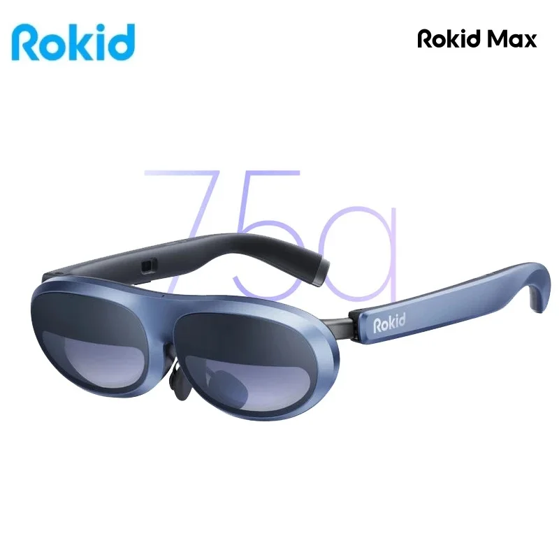 Rokid Max AR Glasses Wearable Headsets Smart Augmented Reality Glasses 1080P For Video Display Myopia Friendly Portable Massive