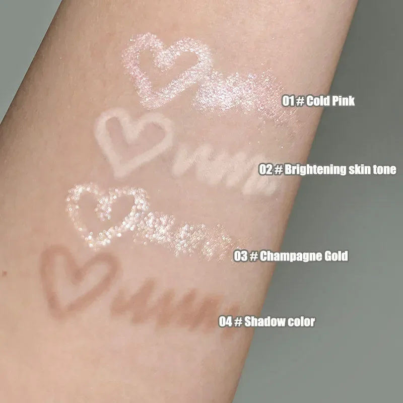 Eyeshadow Eyeliner Matte Brightening Lying silkworm Shadow Pen Dual-use Eyeliner Gel Pen Beige Skin Tone Concealer Smooth Contour