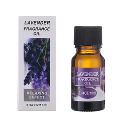 Natural Plant Essential Oil for DIY Soap & Candles - 10ml Fruit & Flower Fragrance Variety (Lavender)