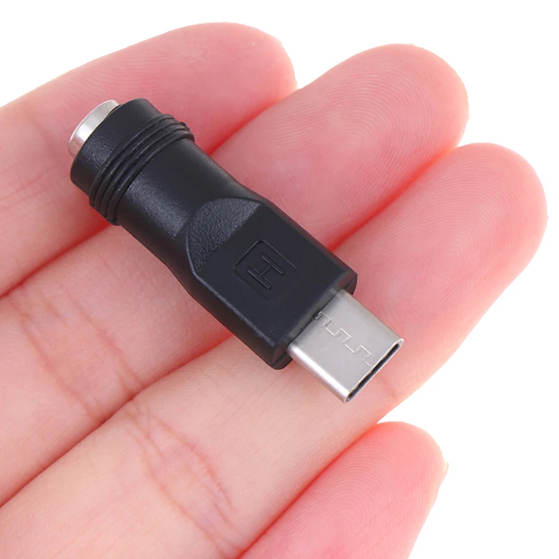 DC Power Adapter Converter Type-C USB Male To 5.5x2.1mm Female Jack Connector for Laptop Notebook Computer PC laptop power adapter,power adapter,dc power converter,type c to dc adapter,usb to dc adapter