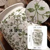 Large Ceramic Vase Round Hydroponic Flower Pot Pastoral Style Ornaments For Home Decoration  Living Room Flower Arrangement 6