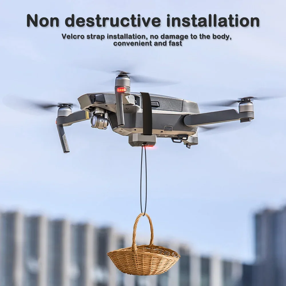 Lanceur de largage pour drone RC 2.4G, 750g, batterie 350mAh, télécommande incluse