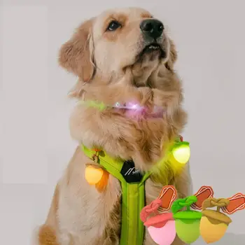 Dog Walking Light Waterproof Dog Collars Dog Lights Sturdy Rechargeable Collar Light Walking Light For Nighttime Running Biking 1