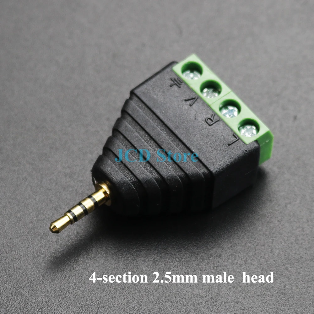 Spina Maschio Stereo A 4 Poli TRRS Da 3.5mm A Ve AV A 4pin - Foto 3