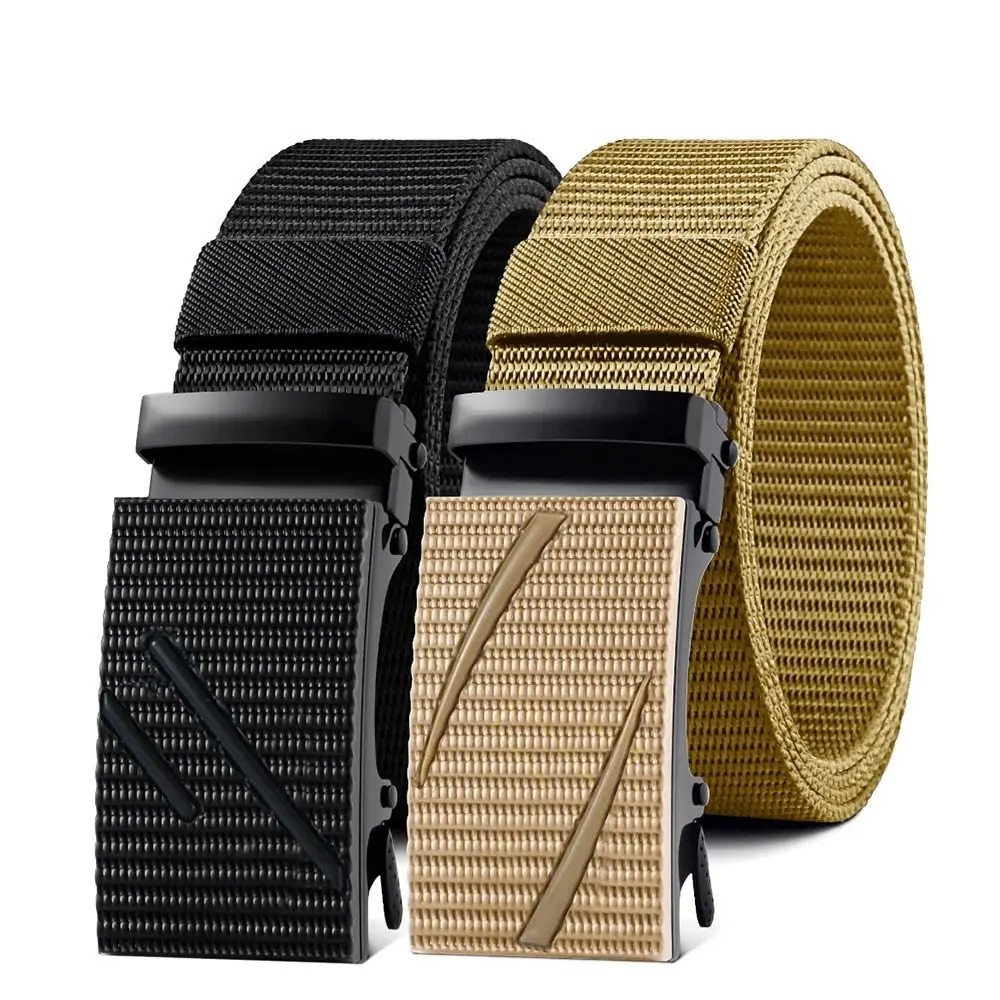 

Outdoor Casual Elastic Nylon Belt Alloy Buckle Breathable Tactical Waistbelt