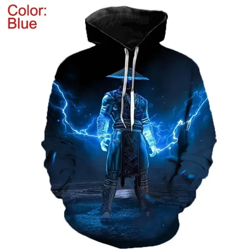 

Mortal Kombat 11 Mens Pullovers Hoodies 3D Print Cool Casual Oversized Graphic Sweatshirts Tops Streetwear Loose Tracksuit Men