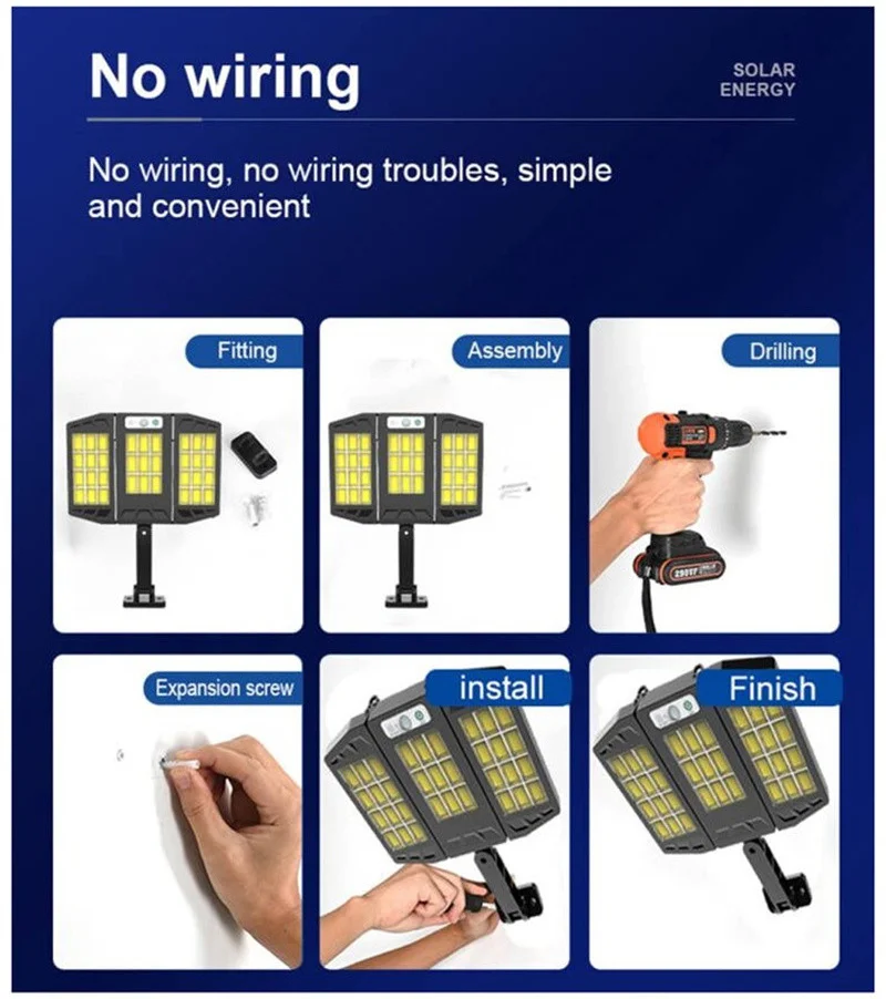 No wiring installation