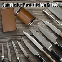 Affûteur de couteaux roulant à 15 et 20 degrés, porte-couteau magnétique, Kit de pierre à aiguiser en diamant avec rouleau d'angle, accessoire de cuisine 6