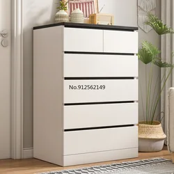 Armoire de rangement à cinq tiroirs, armoire de rangement pour chambre à coucher, maison, armoire à tiroirs pour salon multifonctionnel 