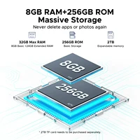 Tablette DOOGEE Tab E3+ 32 Go 256 Go Écran 2K 12 pouces Android 15 Helio G100 Batterie 8800 mAh Tablette PC Intelligente Gemini AI 5