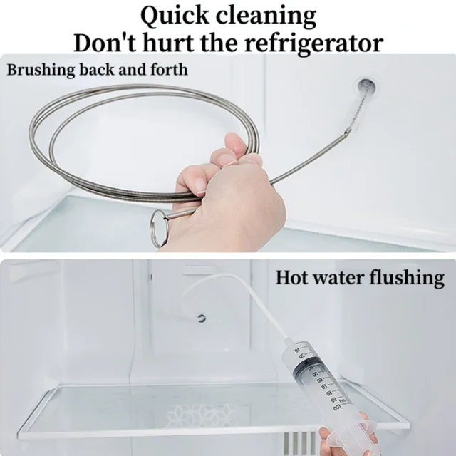 Kit Pulizia Scarico Frigorifero 10 Pezzi - Spazzole, Raschietto E Tappi Per Tubi Intasati - Foto 12