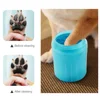 Portable Pet Paw Cleaner Soft Silicone Brush Dog Cat Foot Washer Cleaning Cup Easy to Use Durable Lightweight and Waterproof
