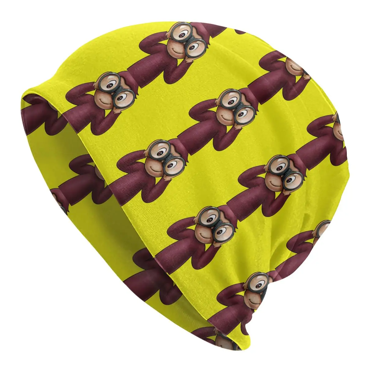 I Famosi Berretti George Berretti Uomo Donna Unisex Street Winter Warm Knitted Hat Adult Monkey Manga Bonnet Hats