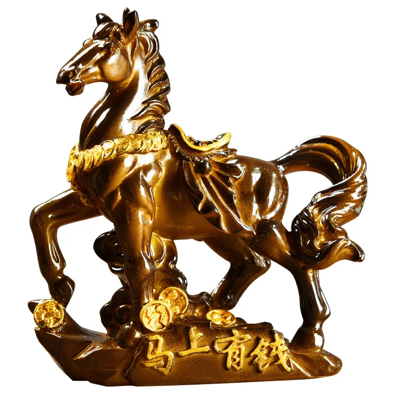 Creative Wealth Attraction Horse Tea Pet Ornament Watering Color Changing Boutique Tea Ceremony Tea Set Accessories Decoration