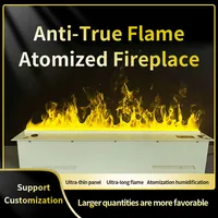 3D Smart Steam Atomized Fireplace With Colorful Flame TV stand Decorative Mist Intelligent Electric Water Vapor Fireplace 1