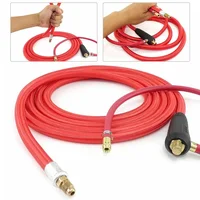 WP9 WP17 TIG Welding Torch Cable Hose 300CM Argon Air Cooled Soft Flexible 8mm Quick Connector Semi Auto TIG Welding Machine 2