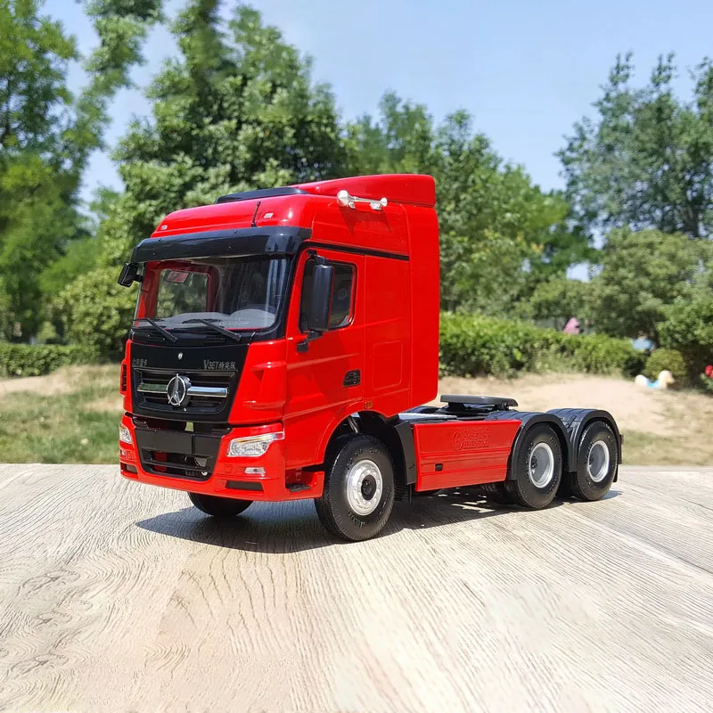 

Diecast 1:24 Scale V3ET Tractor Heavy Truck Alloy Simulation Car Model Collection Souvenir Display Ornaments