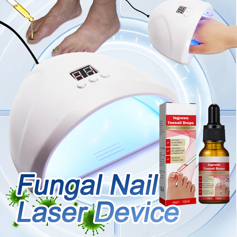 Fungal Nail Laser Device Nails Fungus Fast Repair Onychomycosis Toenail Fingernail Removes Nail Fungus Foot Care Cure Ingrown laser treatment toenail fungus patch nail laser anti fungal cream