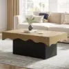 Tribesigns Farmhouse Coffee Tables for Living Room, 45 Inch Rectangular Rustic Classic Cocktail Table, Wooden One Style Fits All 1