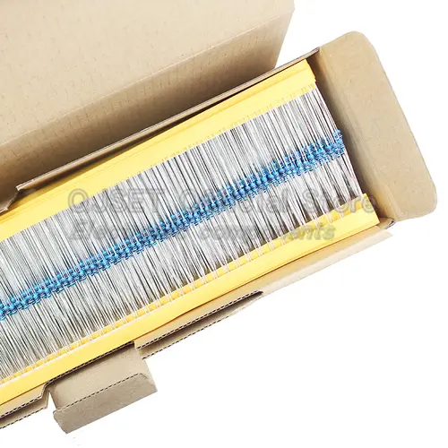 100pcs 1/6W Metal Film Resistors 1/8W 1% 0.125W 10 100 200 220 330 470 Ohm 4.7K 1K 2.2K 10K 47K 200k 220k 510k 100k 470K 1M Ohms - Image 6