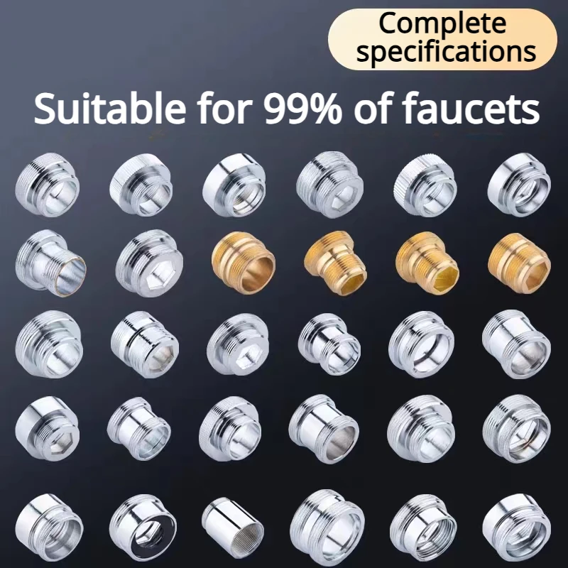 

M22 Change To 16 18 20 22 24mm Male x Male Faucet Adapter Kitchen Bathroom Brass Water Tape Joint Copper