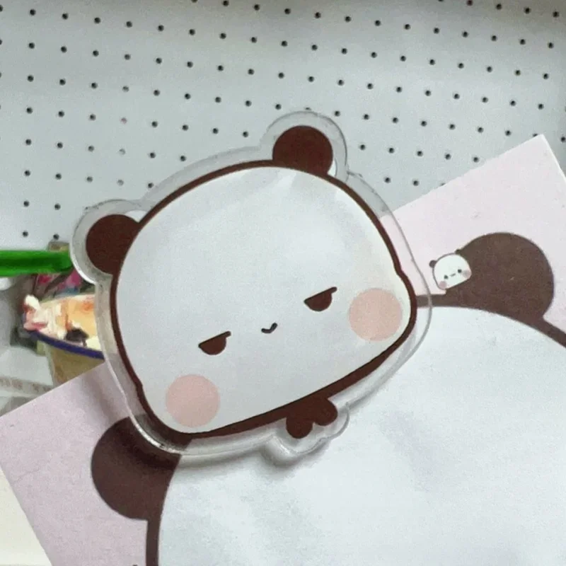Kawaii Anime Acrylic Stationery Clip - Multi-Functional Student Supplies