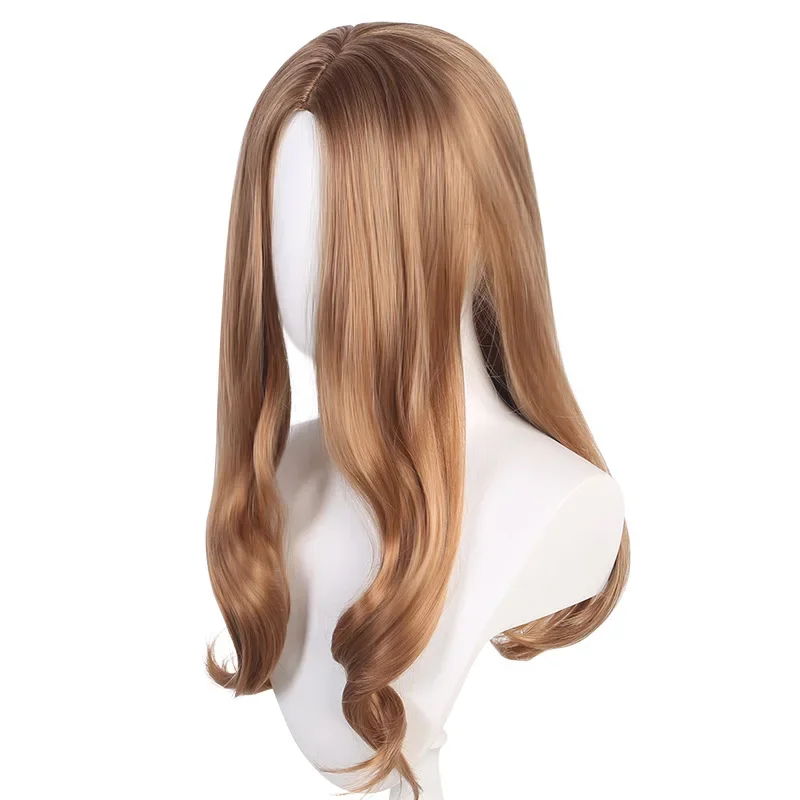 

60cm Megan Cosplay Costume Wig M3GAN AI Doll Robots Megan 60cm Long Hair Heat Resistant Synthetic Halloween Role Play Wig