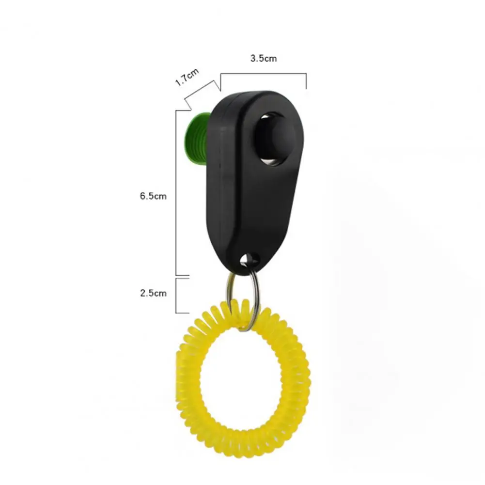 Pet Training Clicker Dog Supplies Comfortable Button Pet Rattles Finger Ring Trainer Compact Cat Dog Behavior Reinforcer Trainer Supplies